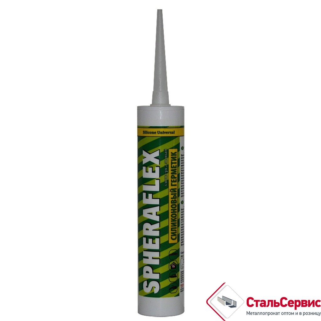 Герметик силиконовый прозрачный универс.Spheraflex