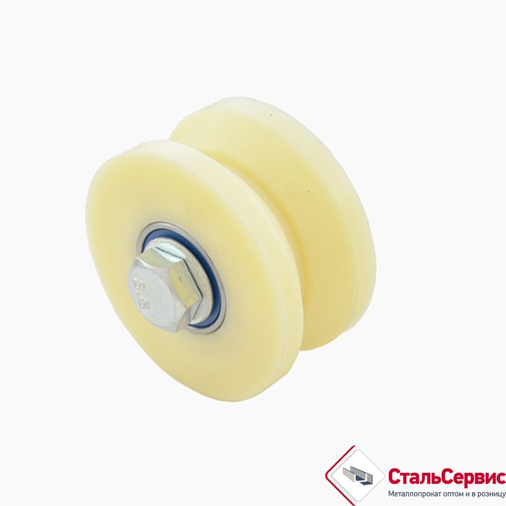 Ролик Капролон d 70мм под УГОЛ