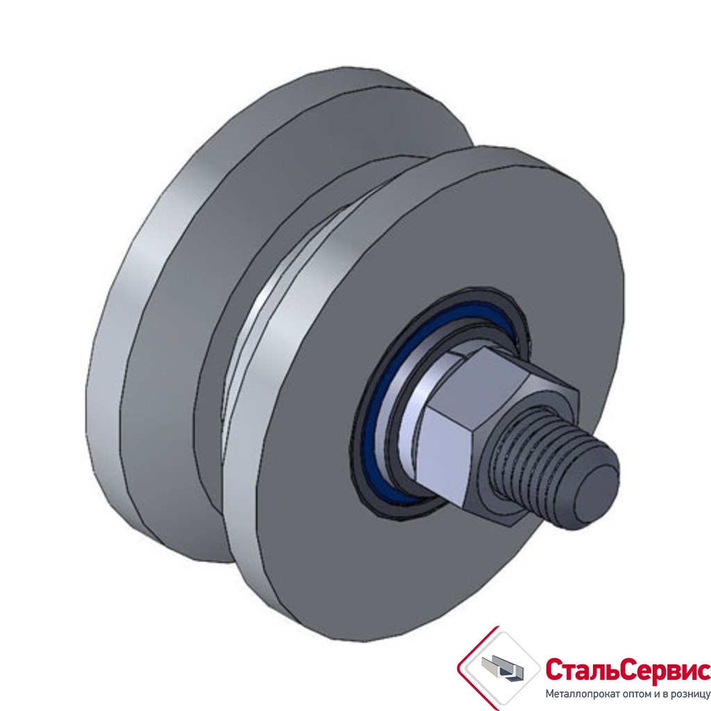 Ролик МЕТАЛЛ d65 под УГОЛ 