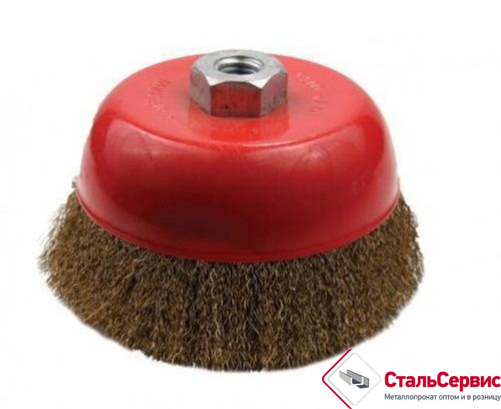 Щетка для болгарки 150 мм,М14 (чашка), витая