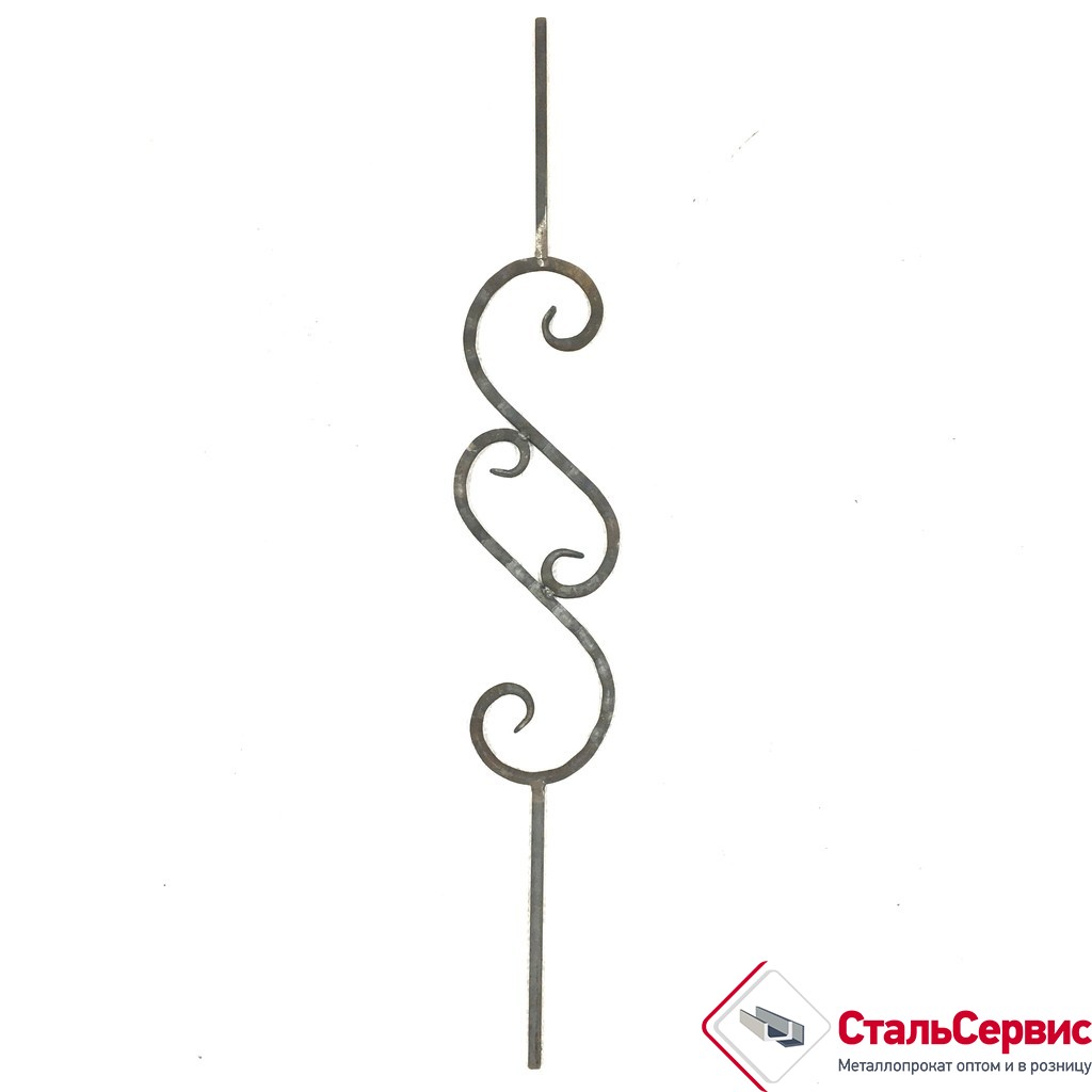 Балясина "S-образная", кв 10 П кв 10 Н-900