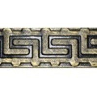 Полоса декоративная 40х4,0 мм узор "Греческий " (3,20 м)