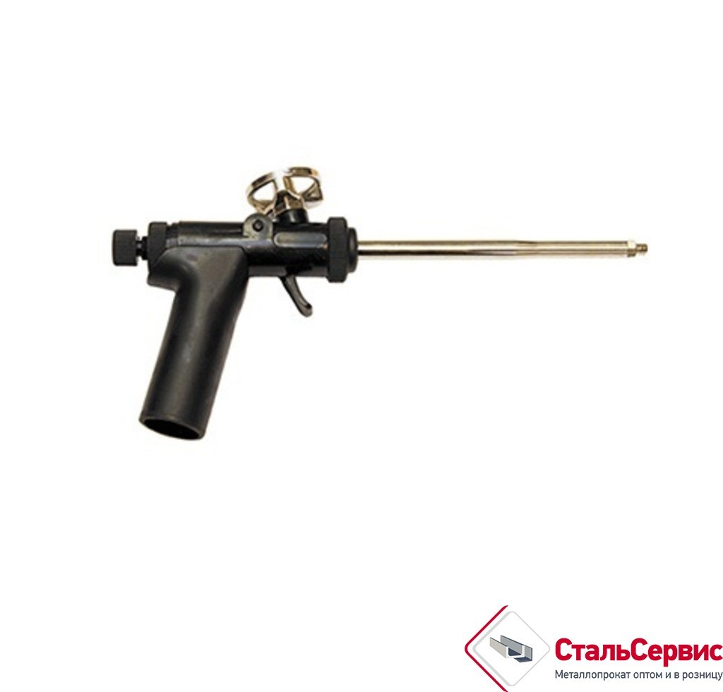 Пистолет для монтажной пены, пластиковый корпус, пластиковая трубка