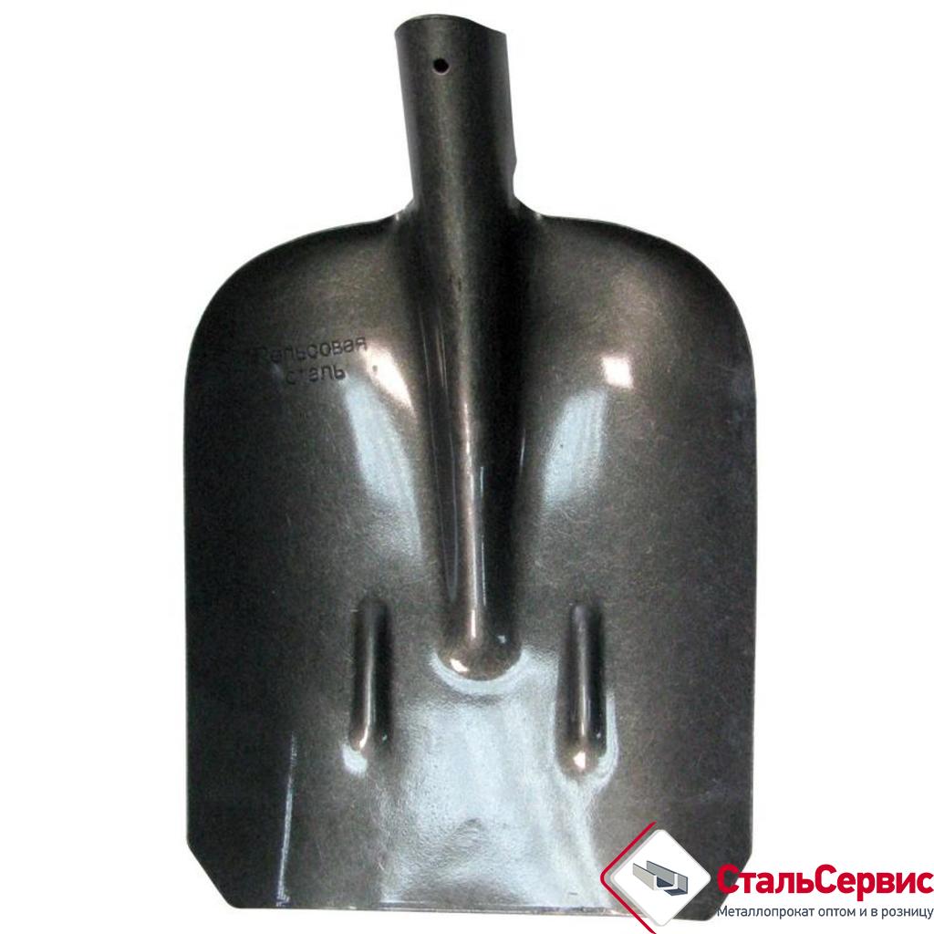 Лопата совковая (рельс.сталь) с надписью