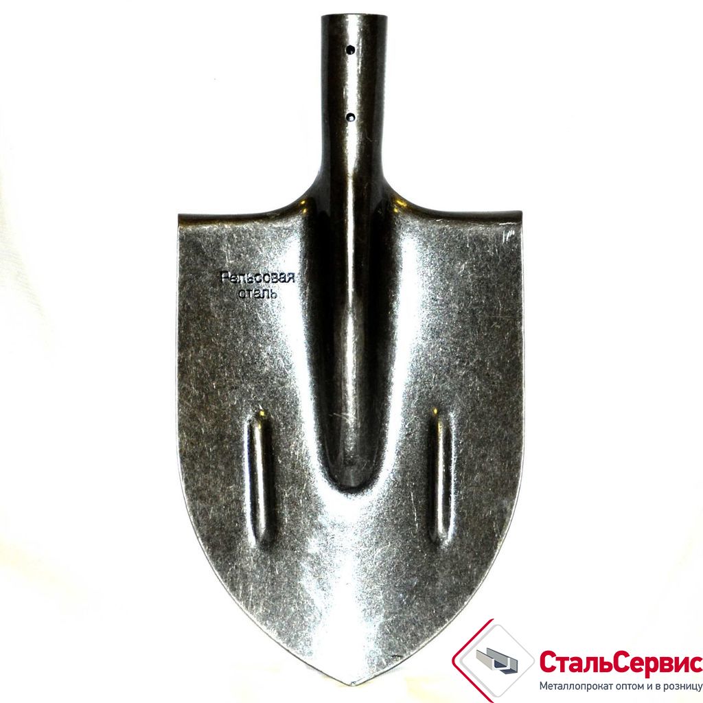 Лопата штыковая (рельс.сталь) с надписью