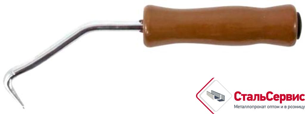 Крюк для скручивания проволоки 220 мм  дерев.руч