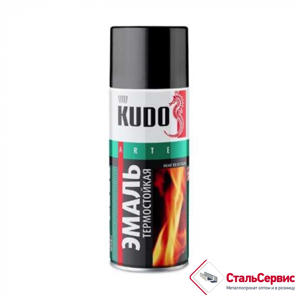 Аэрозоль KUDO термост черная №5002 520мл