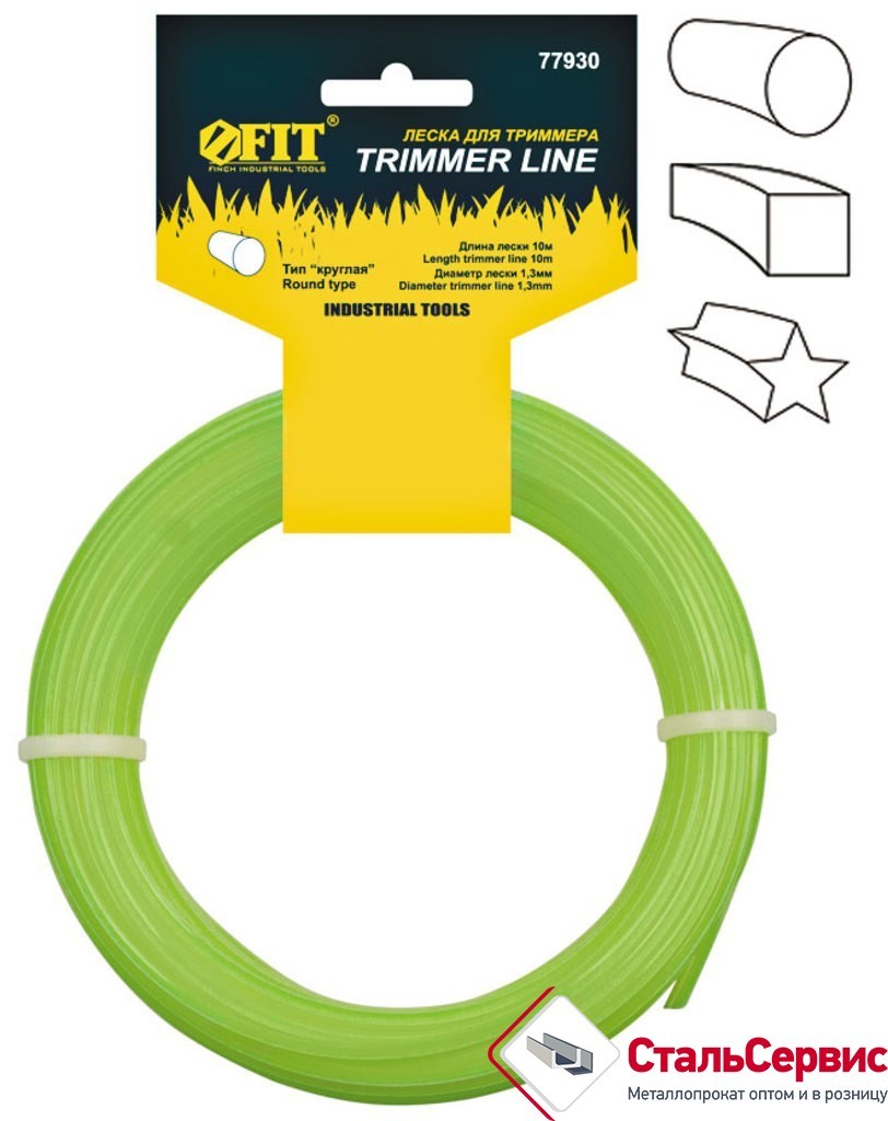 Леска 2,5х25м для тримеров "Квадрат"