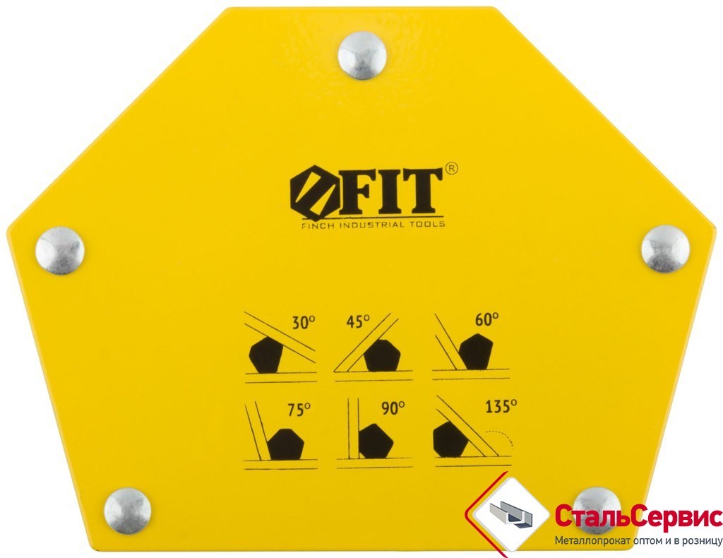 Угольник для сварки магнитный ,тип "шестигранник" усиление до 23 кг