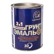 Эмаль по ржавчине Радуга б/сохн.30 мин.желтая 0,9 кг.