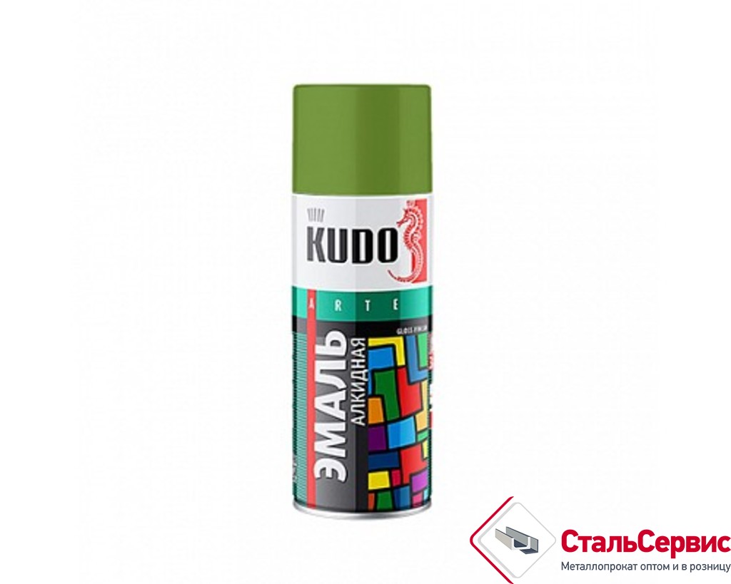 Аэрозоль KUDO №10088 салатовая 520мл