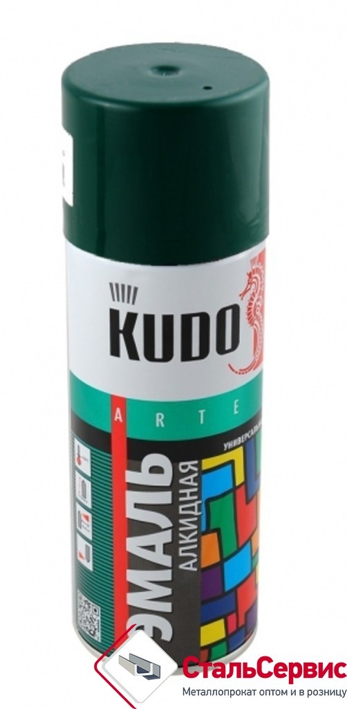 Аэрозоль KUDO №10081 зеленая 520мл(ЗР)