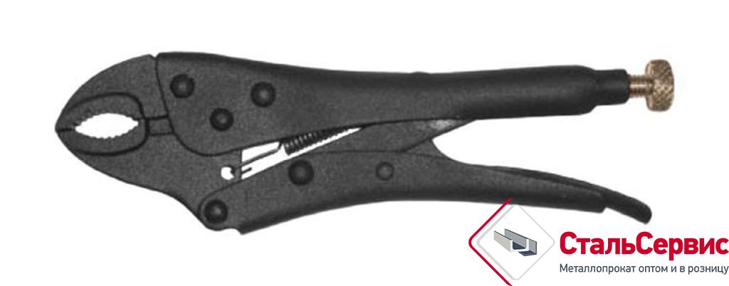 Зажим, 180 мм  ручной с фиксатором, WR