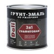 Эмаль Графитовая по ржавчине DALIсерая 0,75л