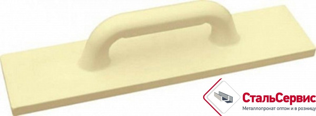 Терка 140х230  полиуретановая,желтая Профи 