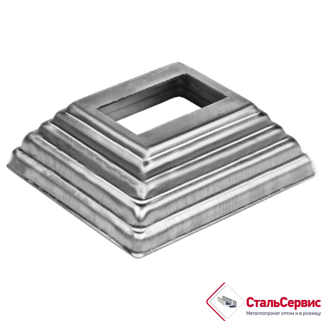 Основание балясины SK74.2040 Высота: 29 отв:40х20, кв:74х84 (1мм)