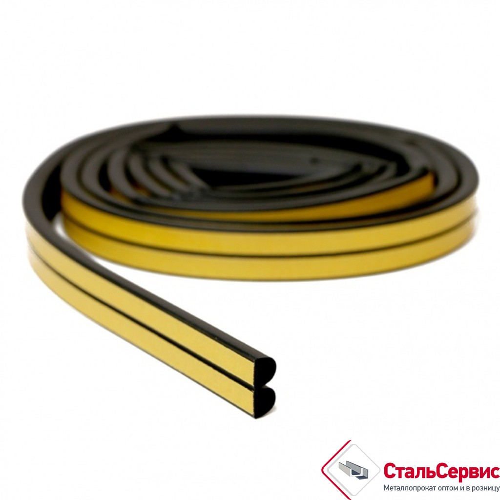 Уплотнитель D-профиль, коричневый