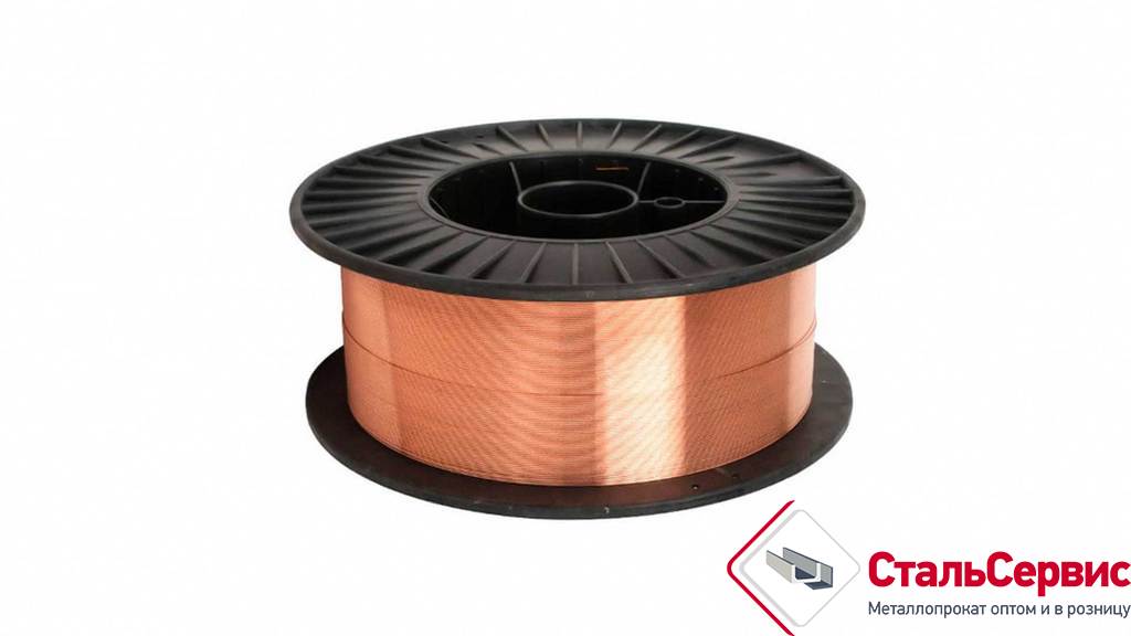 Проволока сварочная омедненная 0,8мм (катушка 1 кг)