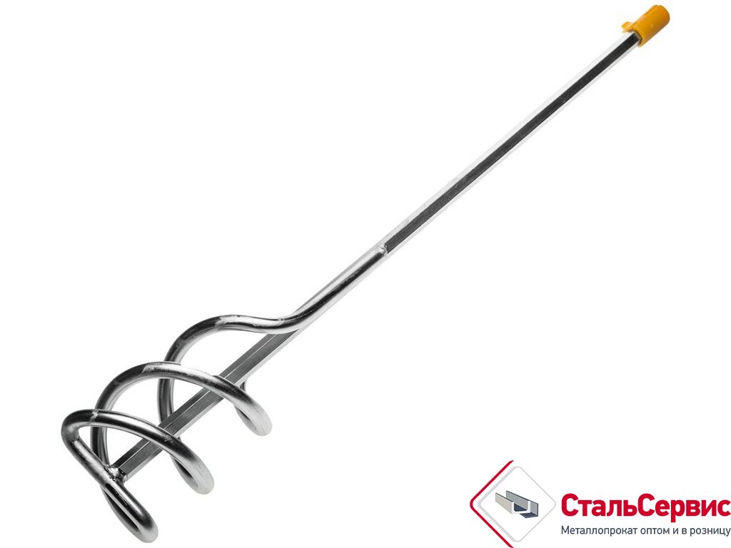 Миксер 100х600 мм, для строительных смесей, оцинкованный