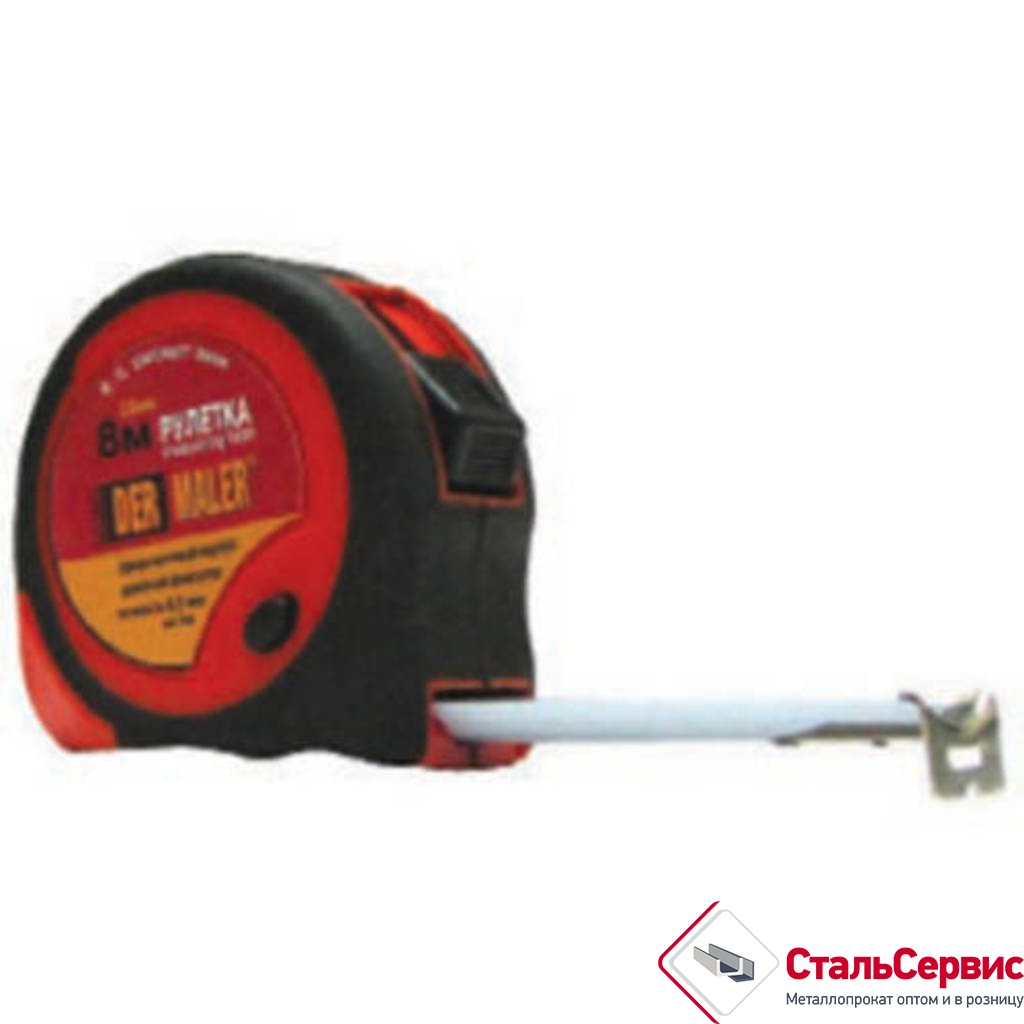 Рулетка 3мх16мм Мастер, прорезин.корпус