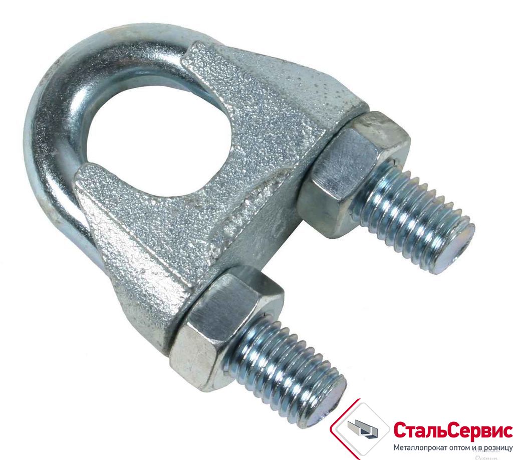 Зажим для стальн.канатов12 мм