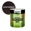 Эмаль молотковая ЭКОДОМ коричневый 2,2кг