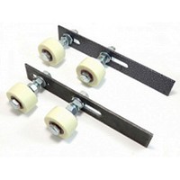 Комплект поддерж. роликов на черной пластине d 50 капролон Р1104