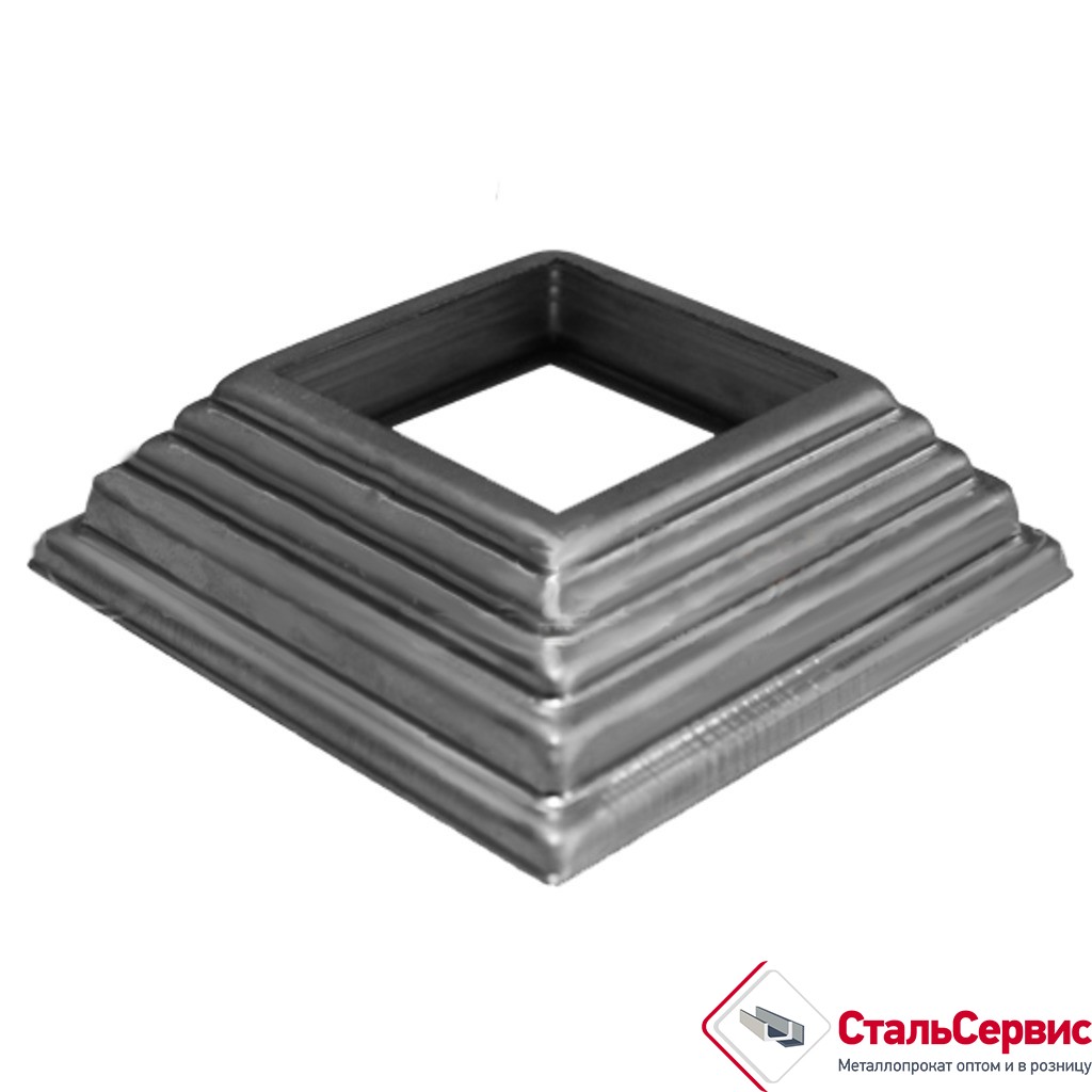 Основание балясины SK74.100.50 Высота: 30 отв:50, кв:97 (1мм)