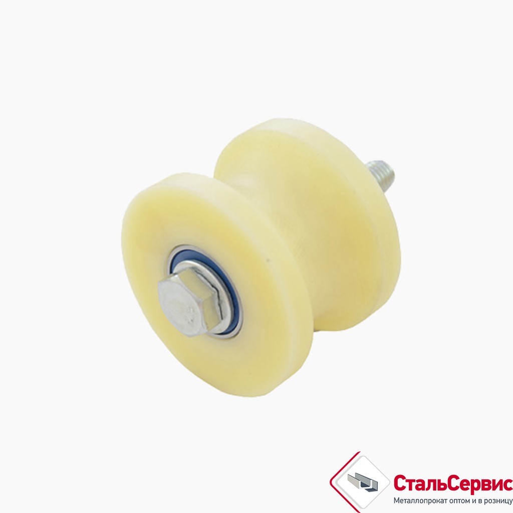 Ролик Капролон d 70мм под ТРУБУ (d 20мм)