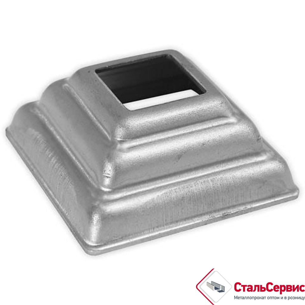 Основание балясины SK74.44.12 Высота: 19 отв:12, кв:44 (1мм)