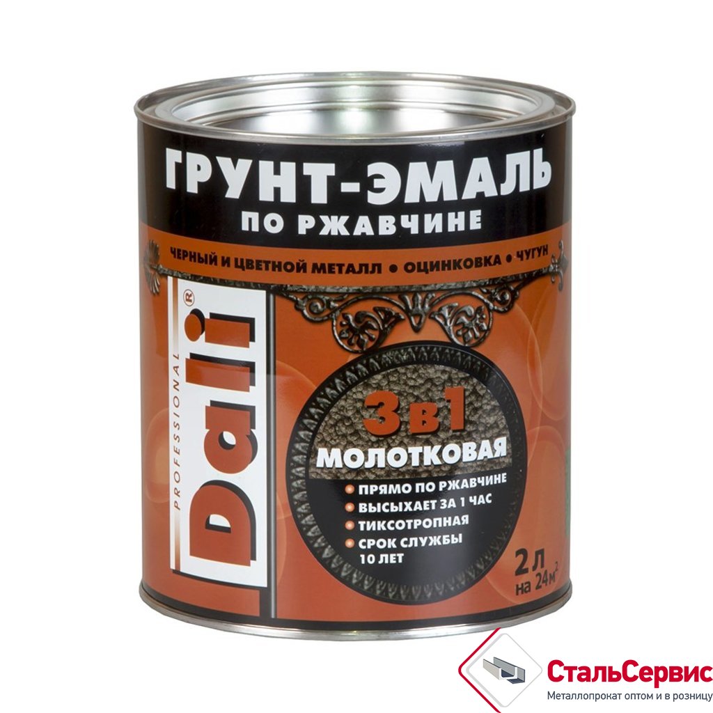Эмаль молотковая DALI бронзовая 2л.