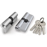 Цилиндр 80 мм ,(35х10х35) СР хром, 5 кл FUARO