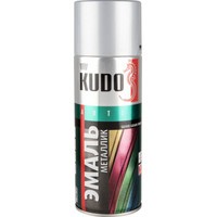 Аэрозоль KUDO №1026 металлик серебро 520мл