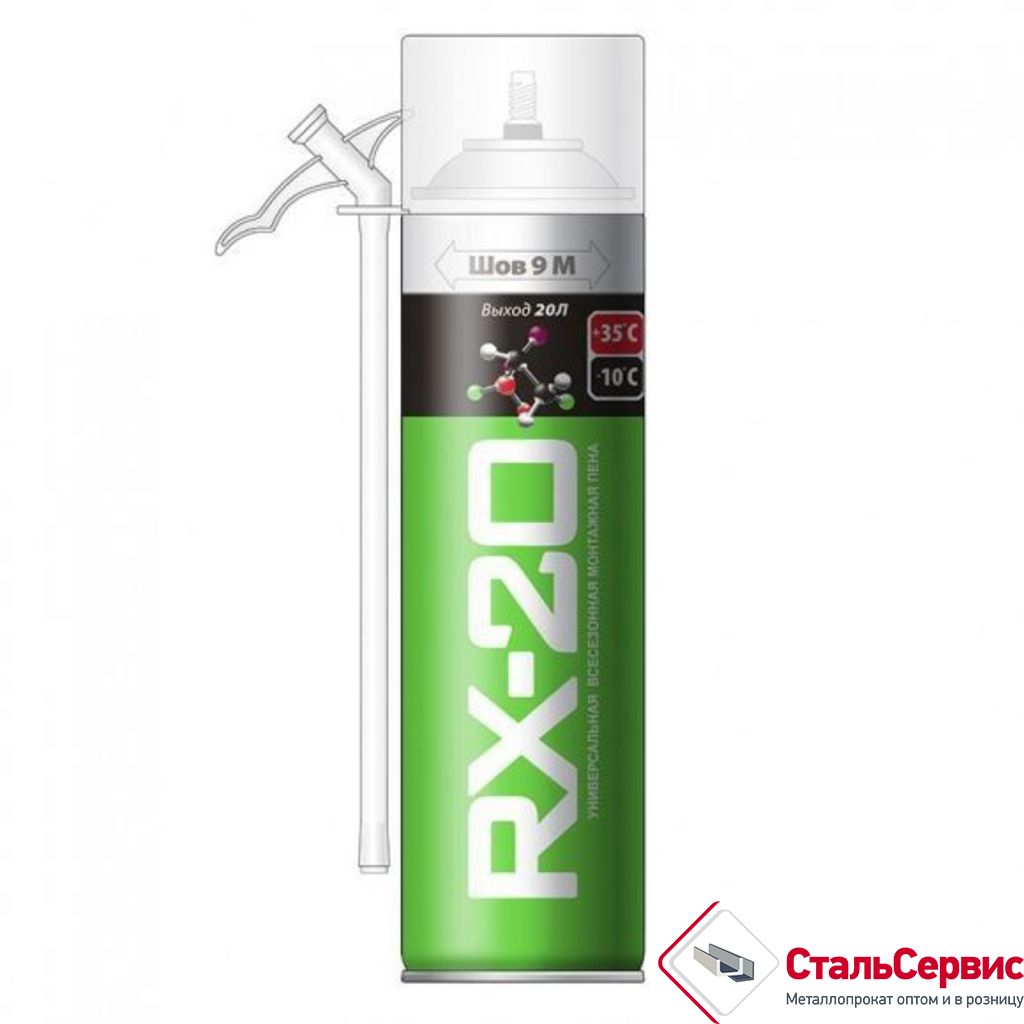 Пена монтаж.RX-20 всесезон.,450 гр