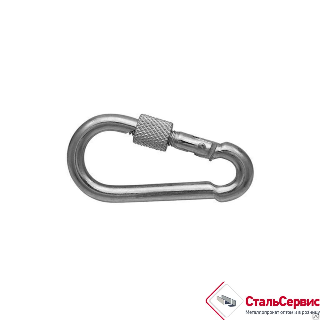 Карабин пожарный  с гайкой 12 мм