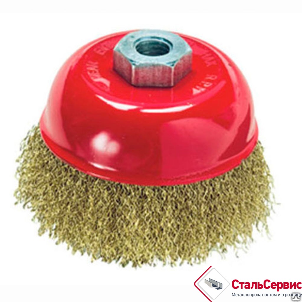 Щетка для болгарки 125ммМ14 (чашка), металл.,