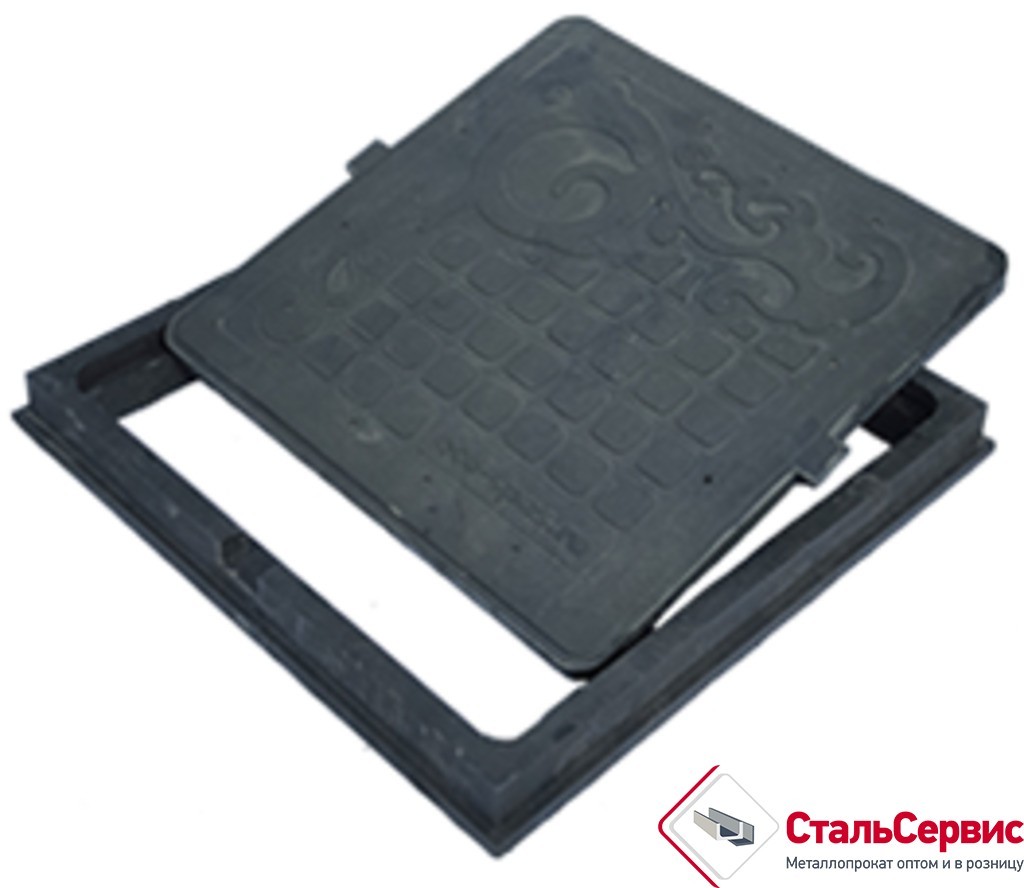 Люк ЛПП-КВ600 (3,0 тн 660х660х70 мм, крышка 585х585х25 мм)