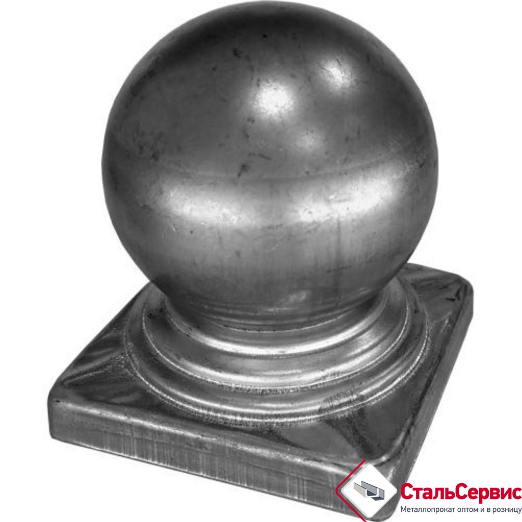 Навершие столба  SK35.05.10 Диаметр: 95, кв:100 (1мм)