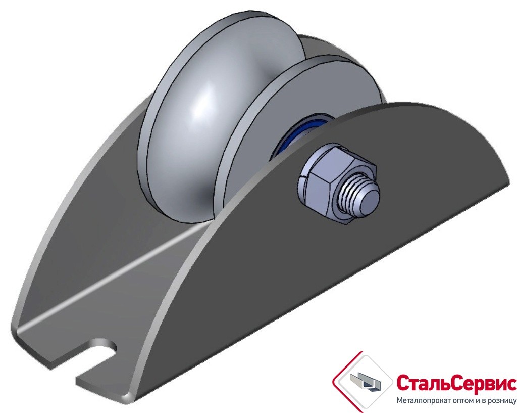 Ролик МЕТАЛЛ d 65мм под Трубу d 3/4 ПЛАТФОРМЕ