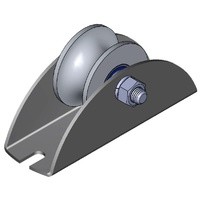 Ролик МЕТАЛЛ d 65мм под Трубу d 3/4 ПЛАТФОРМЕ