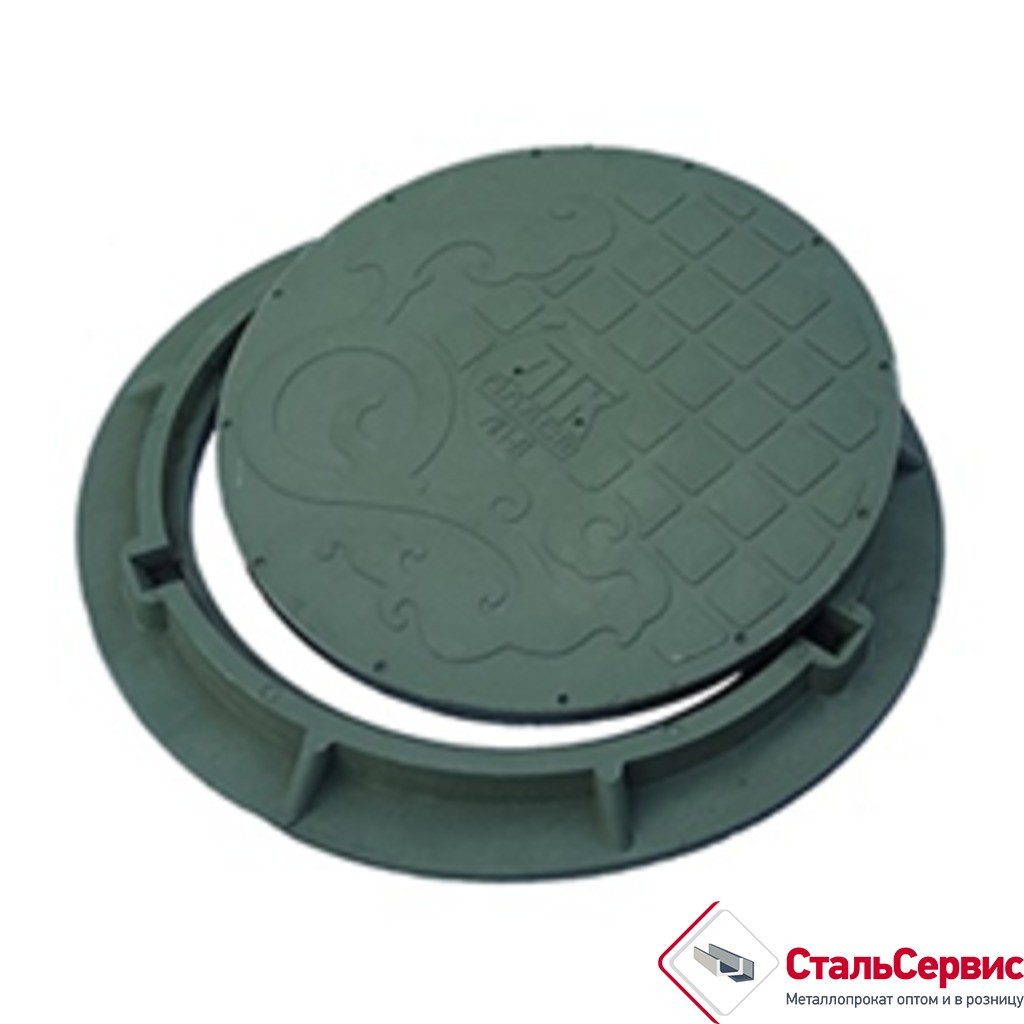 Люк ЛПП-Л h50 (1,0 тн 750х50 мм, крышка 630х40 мм, круглый)
