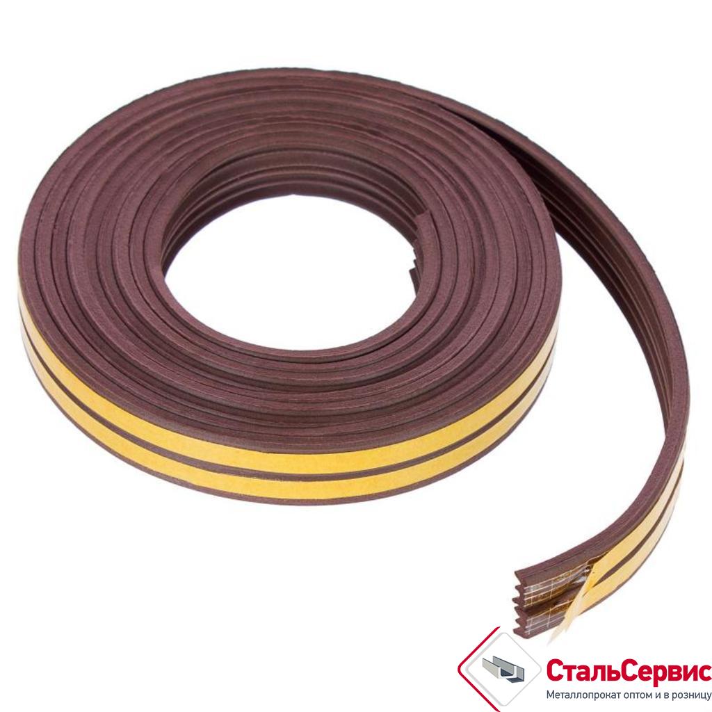 Уплотнитель Е-профиль, коричневый