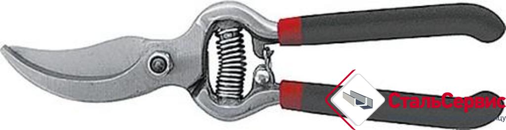 Секатор цельнометаллич.,ПВХ ручки 200мм