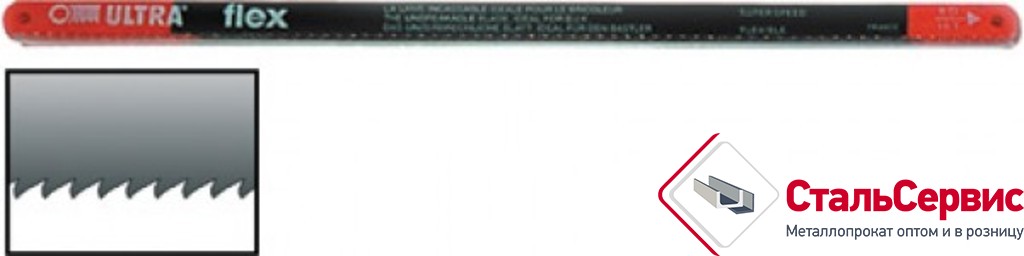 Полотно ножовочное 300мм одностороннее(Ultra Flex)